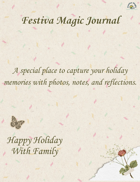 Festiva Magic - Holiday & Festival Printable Journal Bundle (Thanksgiving, Diwali, Halloween, Christmas & New Year)