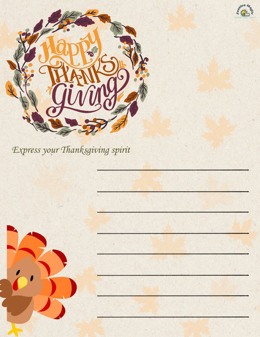 Thanksgiving Journal